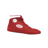 Wrestling shoes green hill red