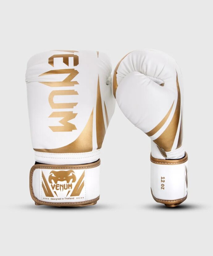 ⁦Venum Challenger Boxing Glove, White/Gold⁩ - الصورة ⁦2⁩